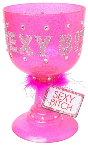Sexy Bitch Pimp Cup Dark - Pink