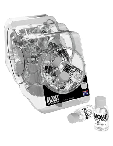 Moist Silicone Lotion - 48 Piece Bowl - 1 Fl. Oz. Bottles