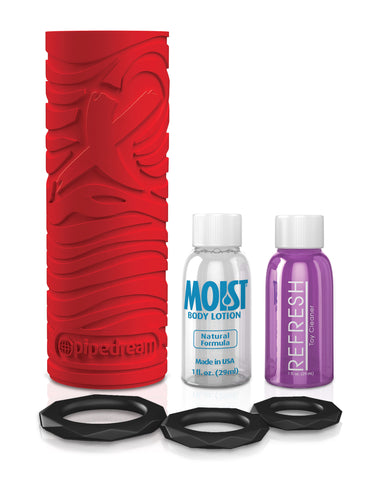 Pdx Elite Ez Grip Stroker Red