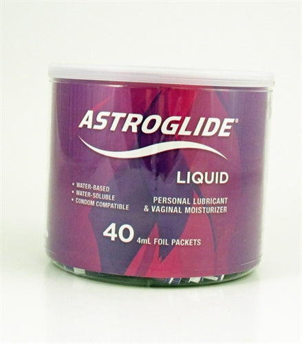 Astroglide Liquid 4ml - 40 Piece Jar