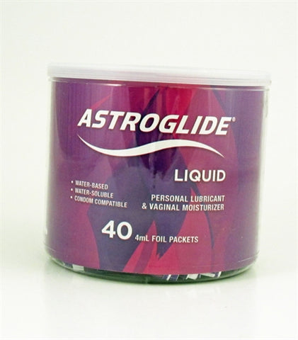 Astroglide Liquid 4ml - 40 Piece Jar