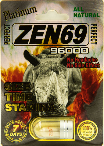 Zen 69 P Sexual Male Enhancement 30 Ct Display