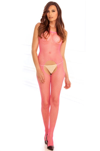 Industrial Net Suspender Bodystocking - One Size -