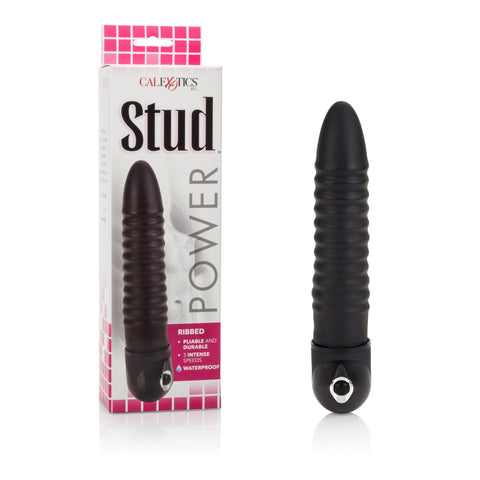 Waterproof Power Stud Ribbed Vibe