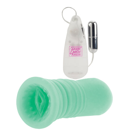 Sue Johanson Glow-in-the-Dark Vibrating Super Head Honcho - White