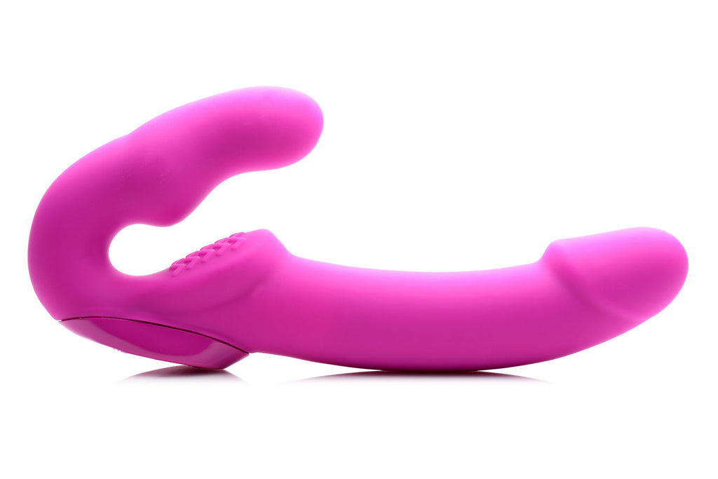 Evoke Rechargeable Vibrating Silicone Strapless Strap