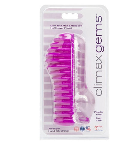 Climax Gems Amethyst Hand Job Stroker