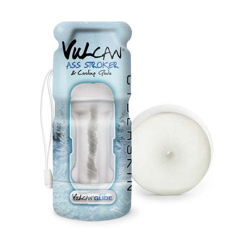 Cyberskin Vulcan Ass Stroker W-cooling Glide -  Frost