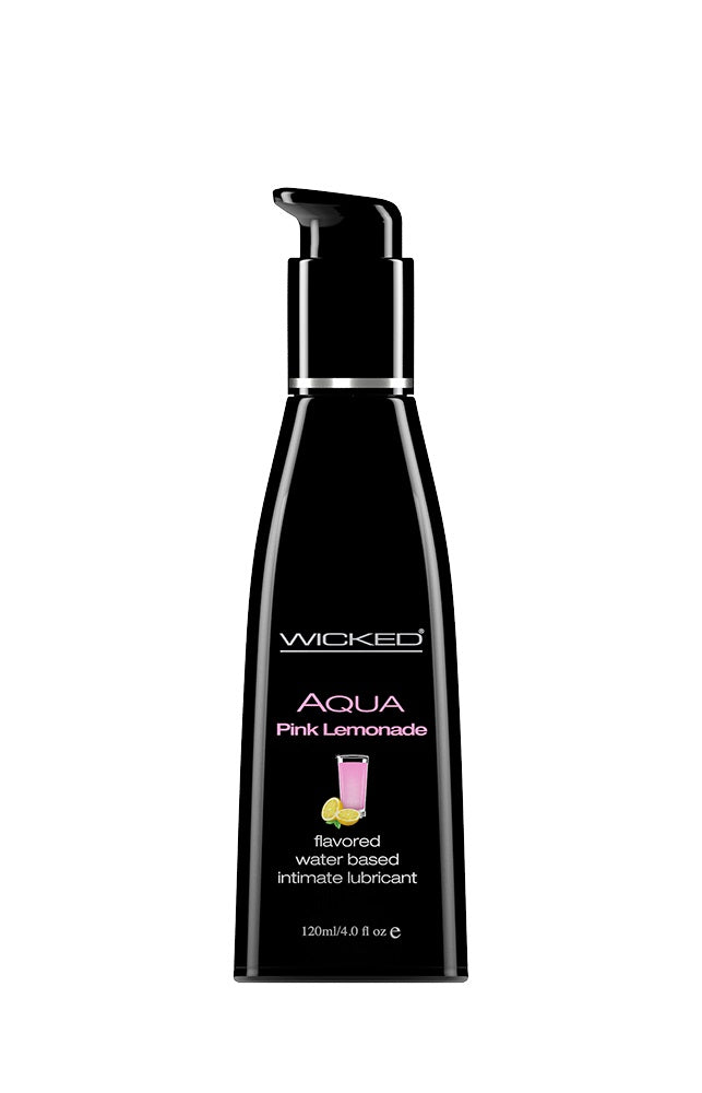 Aqua Pink Lemonade Flavored Water Based Lubricant - Oz. / ml