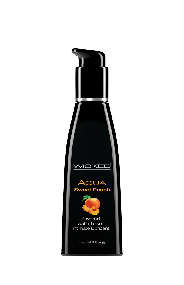 Aqua Sweet Peach Flavored Water Based Lubricant