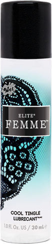 Wet Femme Water-Silicone Blend Cool Tingle 1 Fl. Oz.